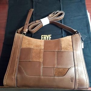 Frye Melissa Patchwork Zip Crossbody NWT